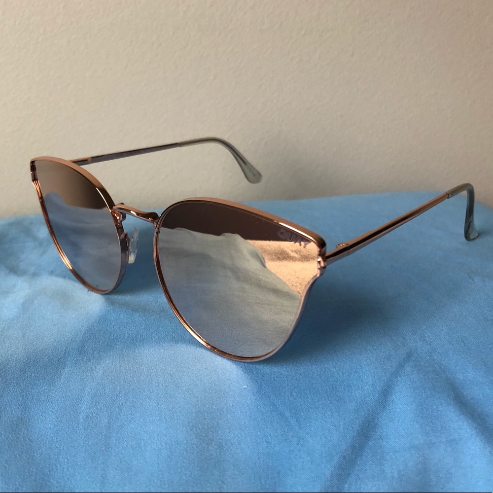 Quay All My Love Rose Gold Sunglasses